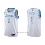 Maglia Los Angeles Lakers Trevor Ariza #1 Citta 2021-22 Bianco