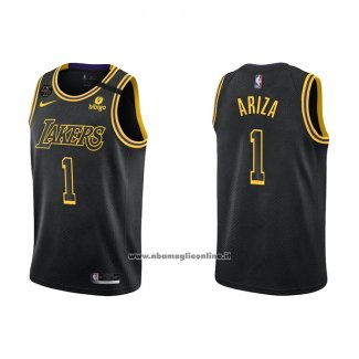 Maglia Los Angeles Lakers Trevor Ariza #1 Mamba 2021-22 Nero