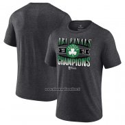 Maglia Manica Corta Boston Celtics 2024 NBA Finals Champions Grigio