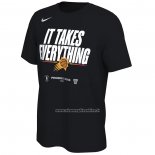 Maglia Manica Corta Phoenix Suns 2024 NBA Playoffs Mantra Nero