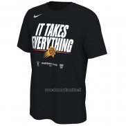 Maglia Manica Corta Phoenix Suns 2024 NBA Playoffs Mantra Nero