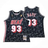 Maglia Miami Heat Bape #93 Hardwood Classic Nero