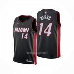Maglia Miami Heat Tyler Herro No 14 Icon 2024-25 Nero