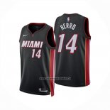 Maglia Miami Heat Tyler Herro No 14 Icon 2024-25 Nero