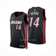 Maglia Miami Heat Tyler Herro No 14 Icon 2024-25 Nero