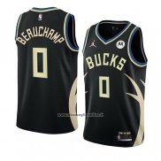 Maglia Milwaukee Bucks Marjon Beauchamp #0 Statement 2022-23 Nero