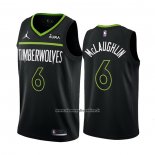 Maglia Minnesota Timberwolves Jordan Mclaughlin #6 Statement 2022-23 Nero