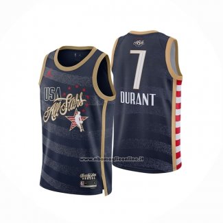 Maglia Nba All Star 2026 Kevin Durant No 7 Blu