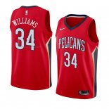 Maglia New Orleans Pelicans Kenrich Williams NO 34 Statement 2018 Rosso