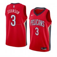 Maglia New Orleans Pelicans Stanley Johnson NO 3 Statement 2018 Rosso