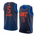 Maglia Oklahoma City Thunder Richard Solomon NO 5 Statement 2018 Blu