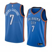 Maglia Oklahoma City Thunder Timothe Luwawu-Cabarrot NO 7 Icon 2018 Blu