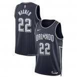 Maglia Orlando Magic Franz Wagner #22 Citta 2023-24 Blu