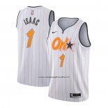 Maglia Orlando Magic Jonathan Isaac #1 Citta 2020-21 Bianco