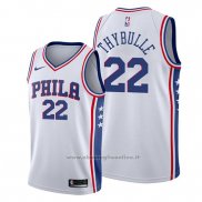 Maglia Philadelphia 76ers Matisse Thybulle NO 22 Association 2019-20 Bianco