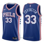 Maglia Philadelphia 76ers Robert Covington NO 33 Swingman Icon 2017-18 Blu