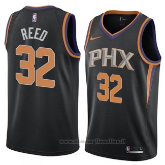 Maglia Phoenix Suns Davon Reed NO 32 Statement 2018 Nero