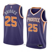 Maglia Phoenix Suns Mikal Bridges NO 25 Icon 2018 Viola