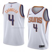 Maglia Phoenix Suns Tyson Chandler NO 4 Association 2018 Bianco