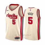 Maglia Portland Trail Blazers Rodney Hood NO 5 Citta Crema