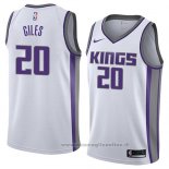 Maglia Sacramento Kings Harry Giles NO 20 Association 2018 Bianco