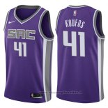 Maglia Sacramento Kings Kosta Koufos NO 41 Icon 2017-18 Viola