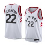 Maglia Toronto Raptors Malachi Richardson NO 22 Association 2017-18 Bianco