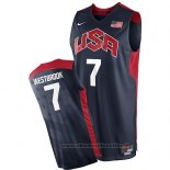 Maglia USA 2012 Russell Westbrook NO 7 Nero