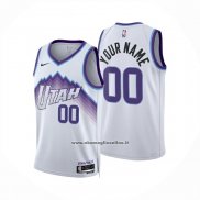 Maglia Utah Jazz Personalizzate Association 2025-26 Bianco