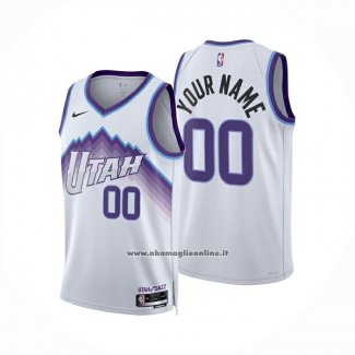 Maglia Utah Jazz Personalizzate Association 2025-26 Bianco