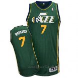 Maglia Utah Jazz Pete Maravich NO 7 Throwback Verde