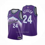 Maglia Utah Jazz Walker Kessler No 24 Icon 2025-26 Viola  Maglia Utah Jazz Walker Kessler No 24 Icon 2025-26 Viola