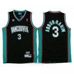Maglia Vancouver Grizzlies Abdur-Rahim NO 3 Historic Throwback Nero