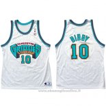 Maglia Vancouver Grizzlies Mike Bibby NO 10 Historic Throwback Bianco