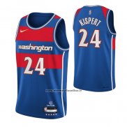 Maglia Washington Wizards Corey Kispert #24 Citta 2021-22 Blu