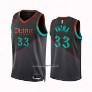 Maglia Washington Wizards Kyle Kuzma #33 Citta 2023-24 Nero