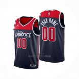 Maglia Washington Wizards Personalizzate Statement 2024-25 Blu