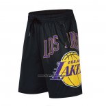 Pantaloncini Los Angeles Lakers Big Logo Just Don Nero