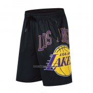 Pantaloncini Los Angeles Lakers Big Logo Just Don Nero