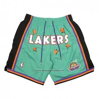 Pantaloncini Los Angeles Lakers Just Don Verde