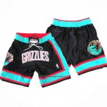 Pantaloncini Memphis Grizzlies Just Don 2001-02 Nero