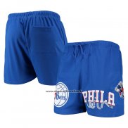 Pantaloncini Philadelphia 76ers Pro Standard Mesh Capsule Blu