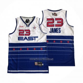 Maglia All Star 2006 LeBron James #23 Blu Bianco