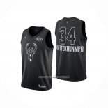 Maglia All Star 2018 Milwaukee Bucks Giannis Antetokounmpo No 34 Nero