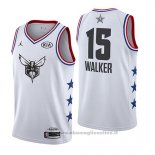 Maglia All Star 2019 Charlotte Hornets Kemba Walker NO 15 Bianco