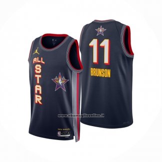Maglia All Star 2025 Jalen Brunson No 11 Blu