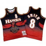 Maglia Atlanta Hawks Steve Smith NO 8 Throwback Rosso