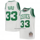 Maglia Bambino Boston Celtics Larry Bird #33 Mitchell & Ness 1985-86 Bianco