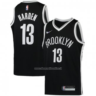 Maglia Bambino Brooklyn Nets James Harden #13 Icon Nero