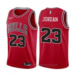 Maglia Bambino Chicago Bulls Michael Jordan NO 23 2017-18 Rosso